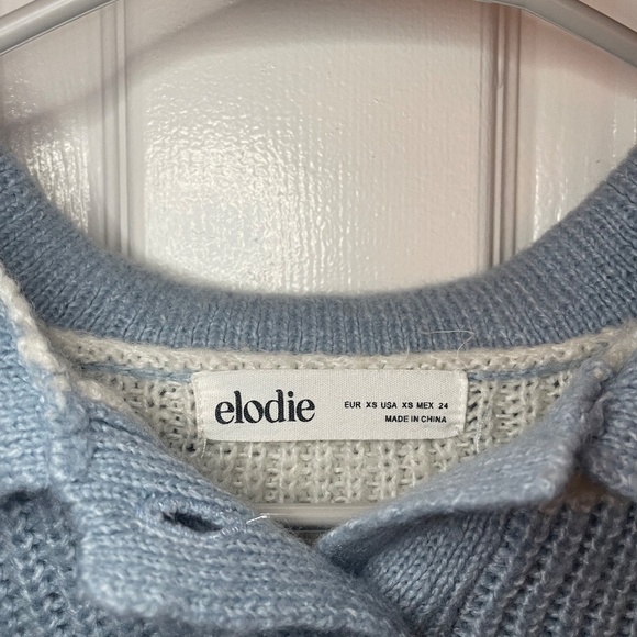 Elodie Blue and White Striped Sweater - Picture 3 of 3